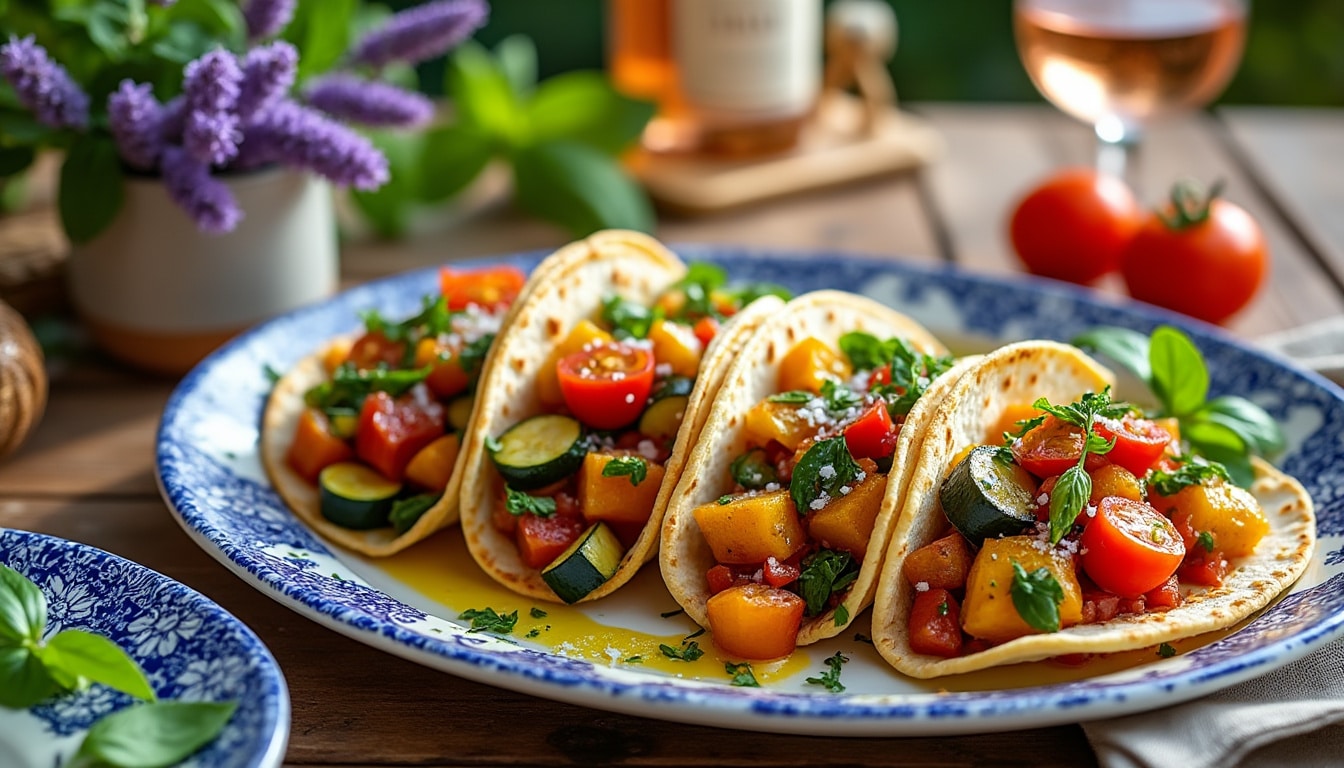 découvrez une délicieuse fusion culinaire avec les tacos à la ratatouille, une interprétation provençale qui marie des saveurs authentiques à la fraîcheur des légumes méditerranéens. parfait pour un repas original et savoureux, cette recette allie tradition et modernité pour ravir vos papilles.