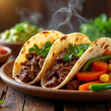 découvrez la délicieuse recette de tacos au bœuf épicé, accompagnés de légumes vapeur croquants. un mariage parfait de saveurs et de textures, idéal pour un repas savoureux et réconfortant !
