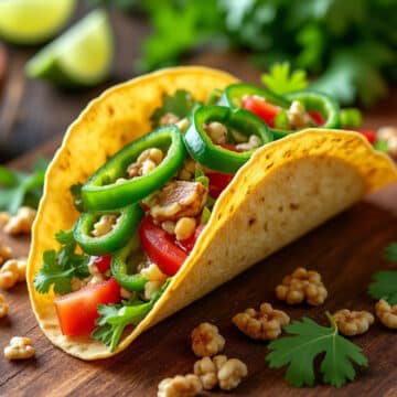 découvrez nos délicieux tacos aux noix et légumes croquants, une recette savoureuse et saine qui ravira vos papilles. parfaits pour un repas rapide ou une soirée entre amis, ces tacos allient textures et saveurs pour une expérience culinaire inoubliable.