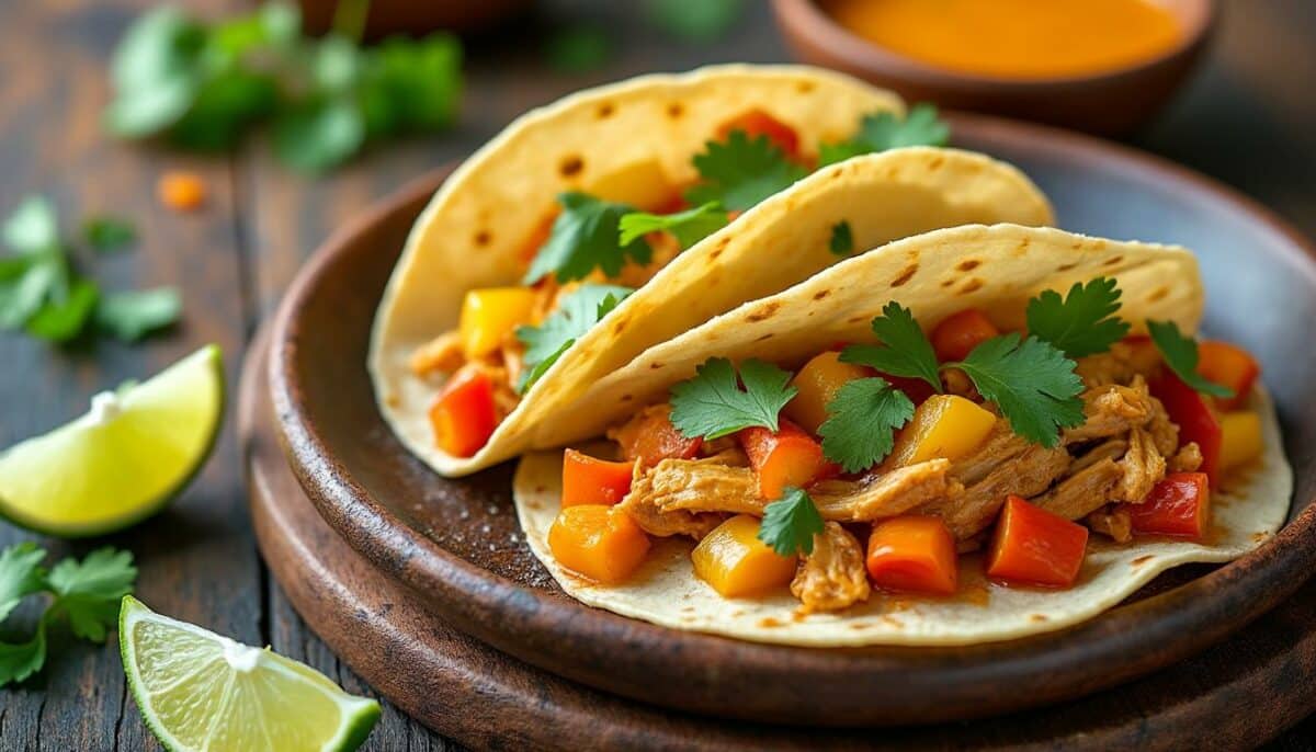 découvrez une recette exquise de tacos au lait de coco et curry doux, alliant des saveurs délicates et exotiques pour un repas unique et savoureux. parfait pour les amateurs de cuisine créative et réconfortante.