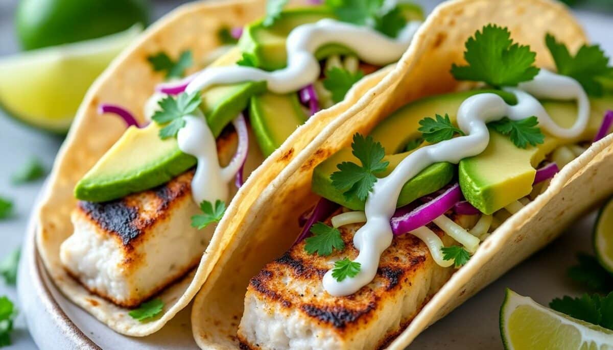 découvrez une recette de tacos au poisson, idéale pour un repas frais et léger. faciles à préparer, ces tacos séduisent par leur saveur délicate et leur touche estivale. parfait pour un déjeuner sain et gourmand !