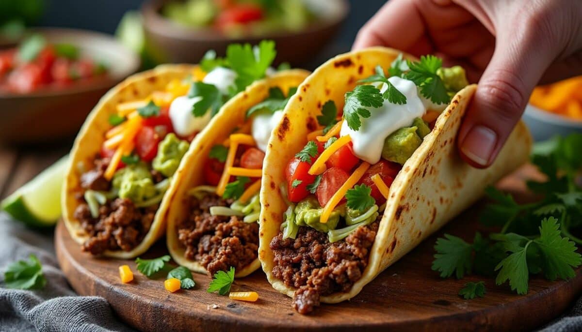 découvrez nos astuces pour réaliser des tacos épais et généreux à la maison : choix des ingrédients, préparation de la pâte et garnitures savoureuses pour régaler toute la famille !