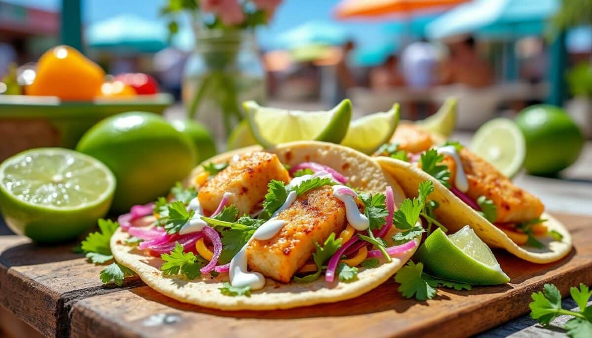découvrez la fraîcheur des tacos au citron vert, une recette estivale parfaite pour vos repas ensoleillés. faciles à préparer, ces tacos séduiront vos papilles par leurs saveurs acidulées et leur originalité.